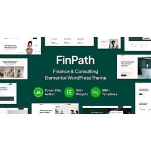 FinPath Finance & Consulting Elementor WordPress Theme