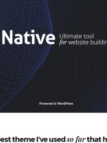 Native Stylish Multi-Purpose Creative WP Theme
