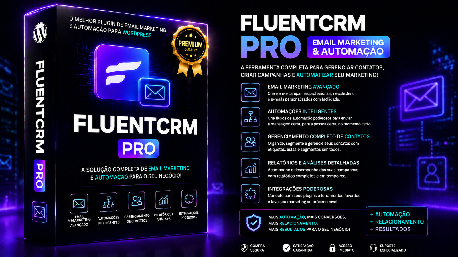 FluentCRM Pro WordPress – Plugin de Automação de Marketing e Email Marketing