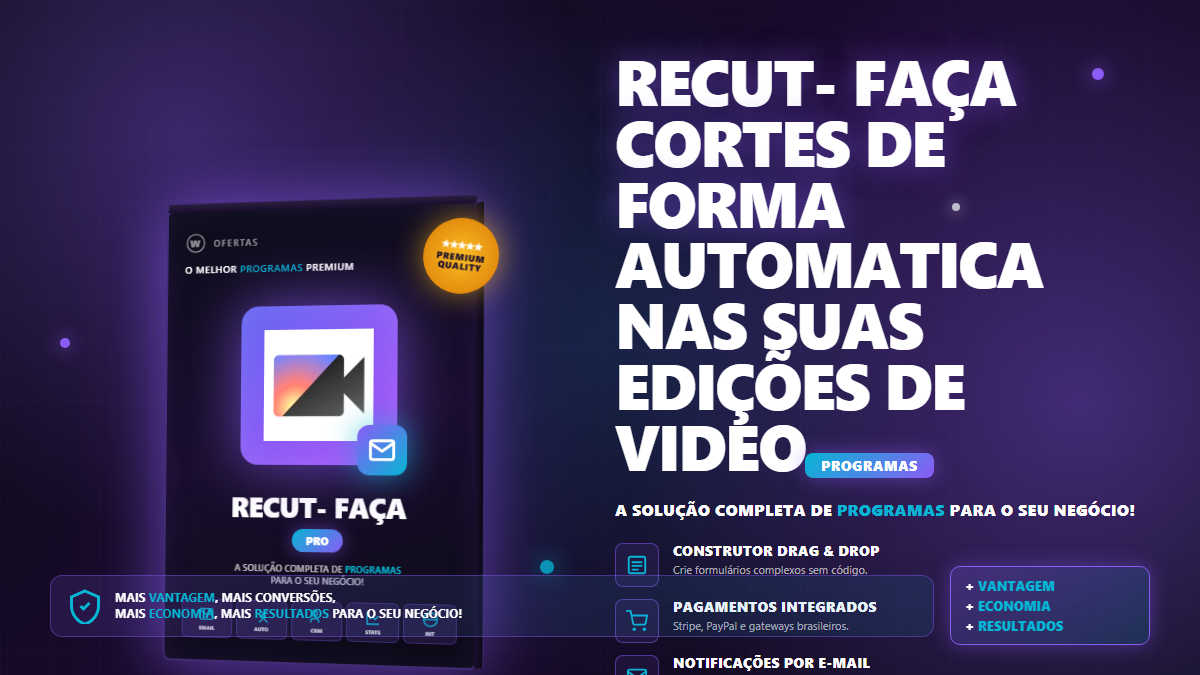 Recut- faça cortes de forma automatica nas suas edições de video - WP Premium