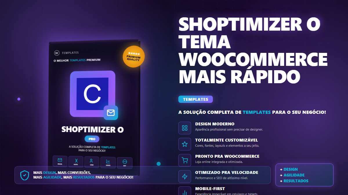 Shoptimizer O tema WooCommerce mais rápido - WP Premium
