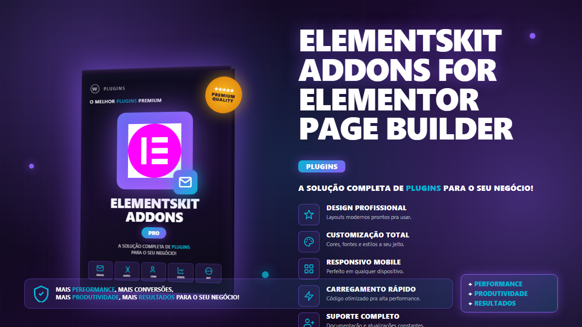 ElementsKit Addons for Elementor Page Builder - WP Premium