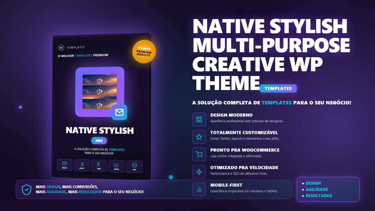 Native Stylish Multi-Purpose Creative WP Theme - WP Premium