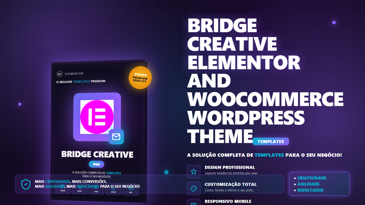 Bridge Creative Elementor and WooCommerce WordPress Theme - WP Premium