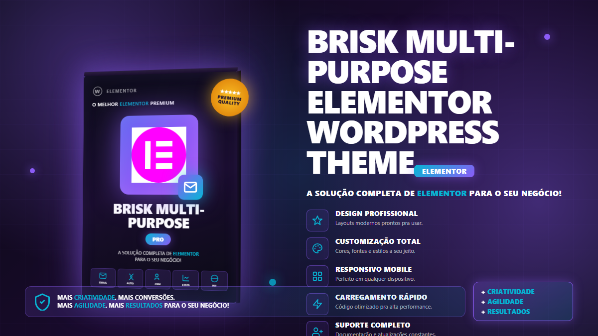 Brisk Multi-Purpose Elementor WordPress Theme - WP Premium