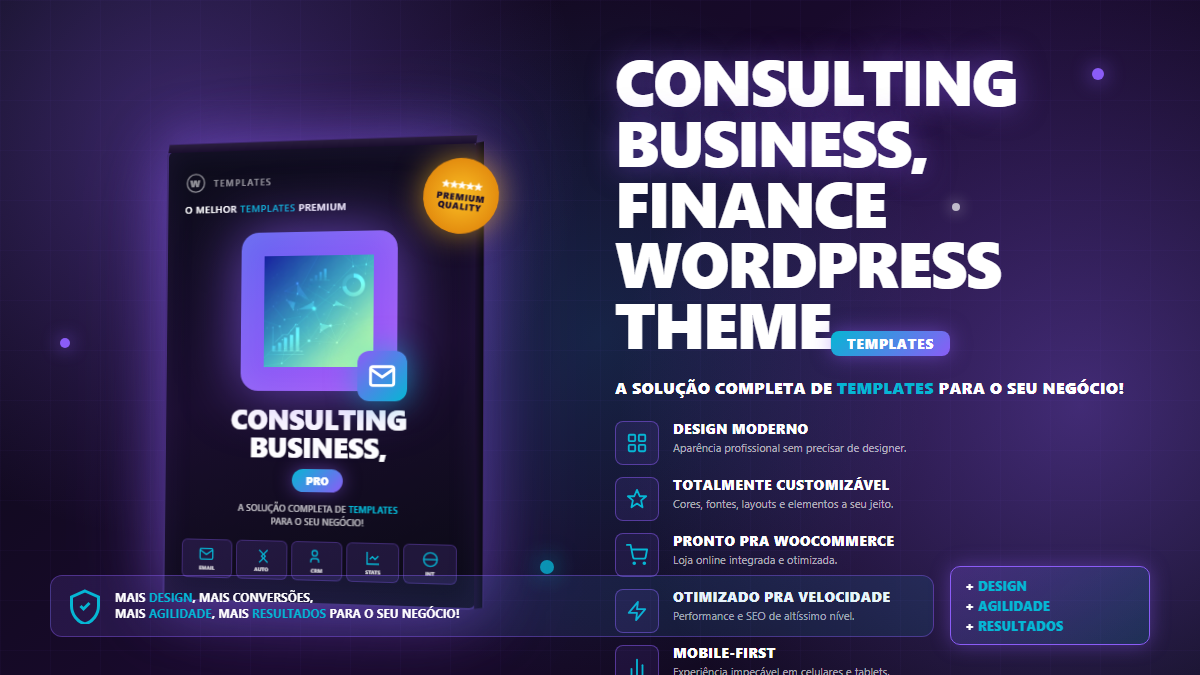 Consulting Business, Finance WordPress Theme - WP Premium