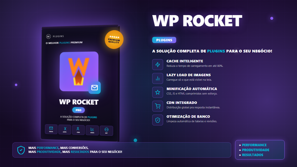 WP Rocket – WordPress Caching Plugin - WP Premium