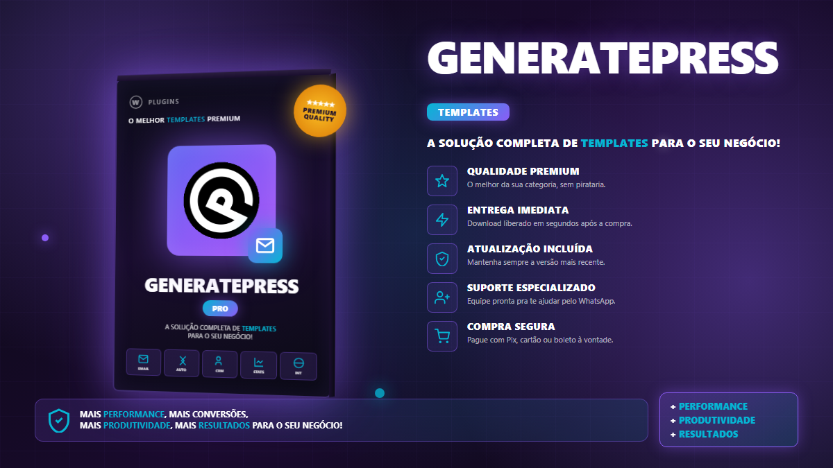 GeneratePress – Plugin Para Versão Premium